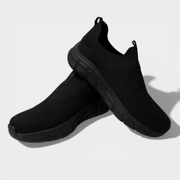 Skechers BOBS B Flex Frigid Edge Mens 8 Black Slip On Stretch Fit 118107 NEW main image 15